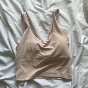 pink women’s lululemon align tank.